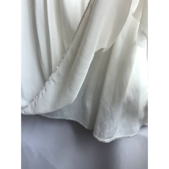 Trixxi White Flowy Boho Romantic Fit n Flare Dress Plus Size 2X Bow Formal Cute - Picture 8 of 12